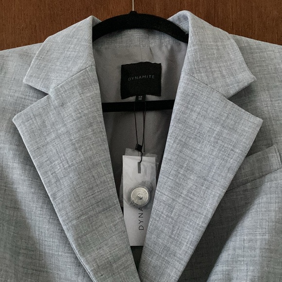 *NWT* Dynamite One Button Cinched Blazer - Picture 3 of 3